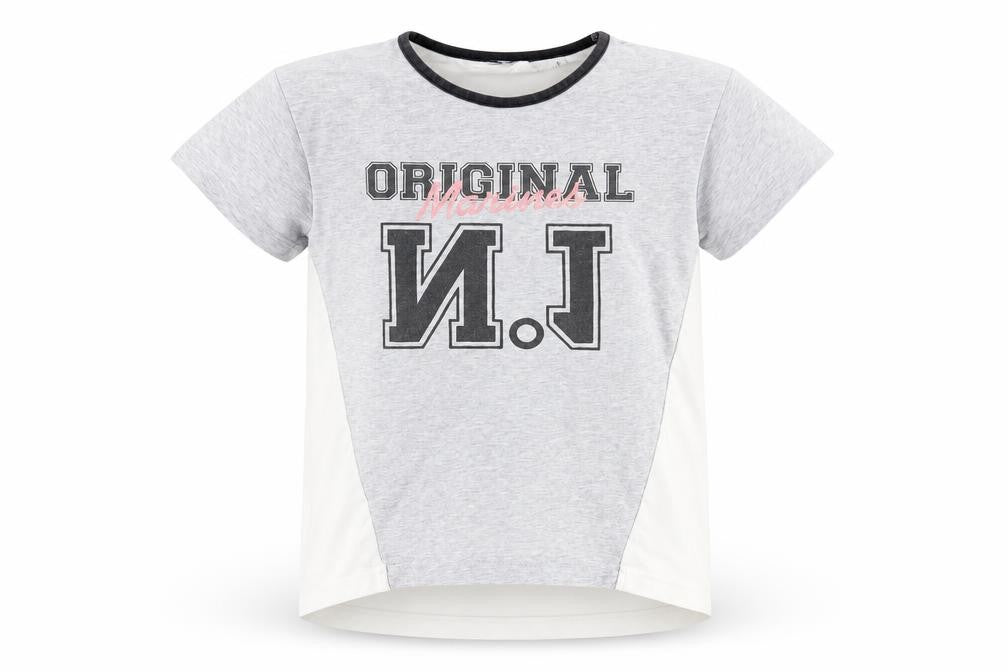 Original Marines Girls Grey   Basic T-Shirt Size 6 Years