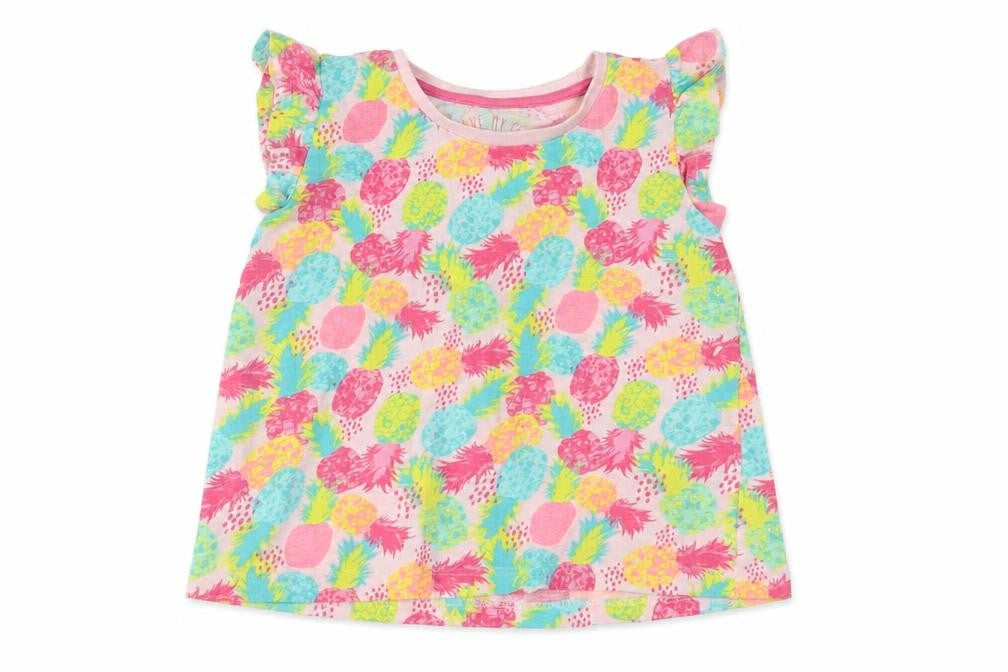 I LOVE MY TEE Girls Pink   Basic T-Shirt Size 3-4 Years