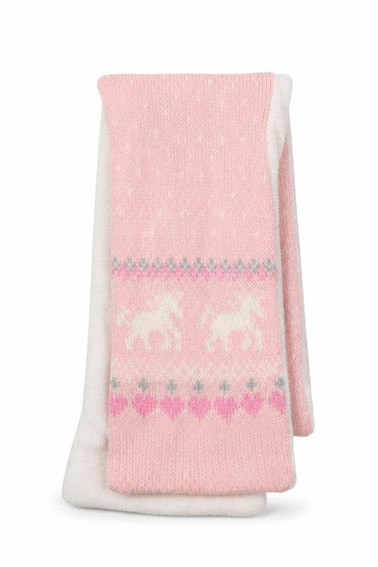 Front view of Primark Pink Fair Isle Scarf Scarves & Wraps One Size