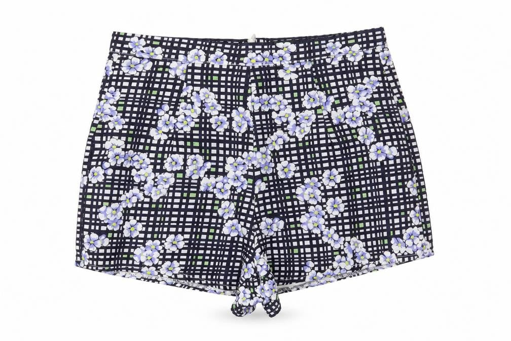 Missguided Womens Black Floral  Hot Pants Shorts Size 10