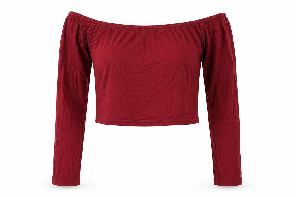 Missguided Womens Red   Cropped T-Shirt Size S