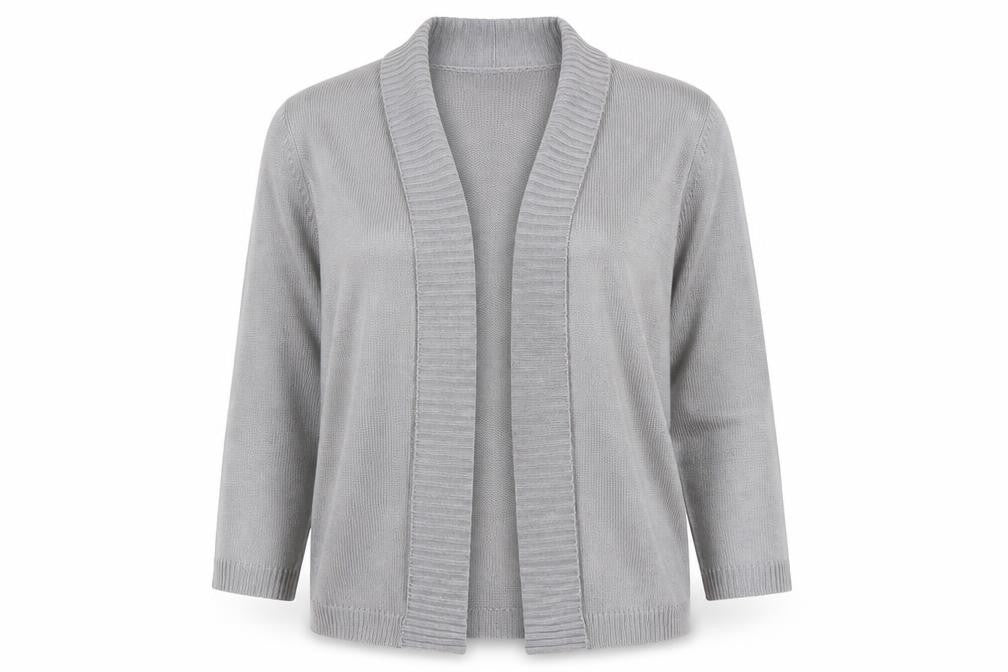 Damart Womens Grey   Cardigan Jumper Size 14