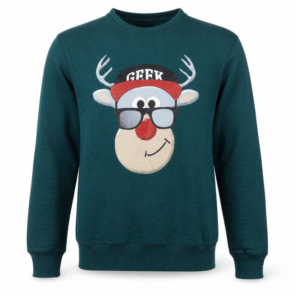 Easy Mens Green   Pullover Jumper Size M