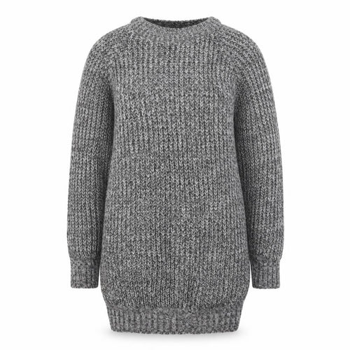 Boohoo Womens Grey  Knit Pullover Jumper Size S