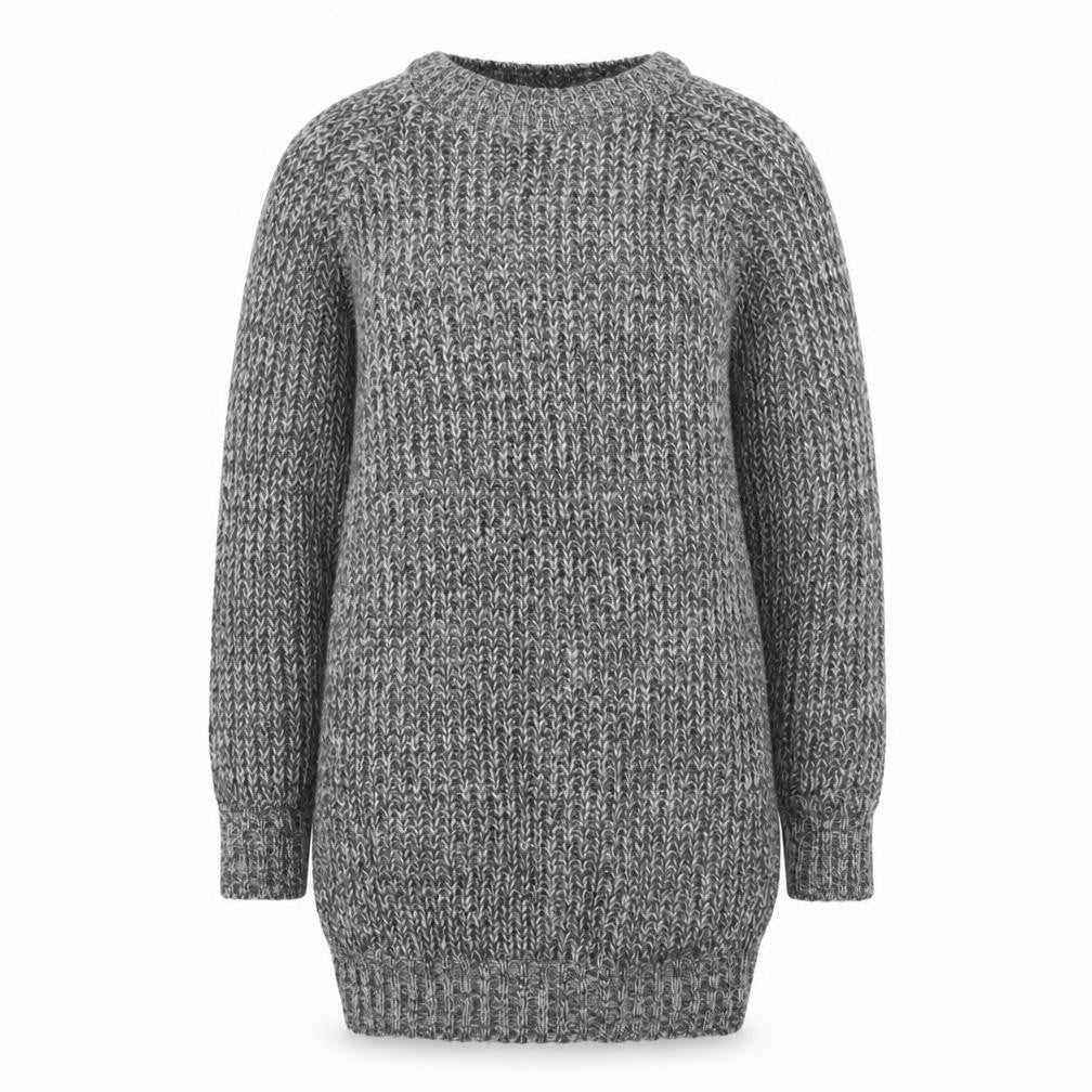 Boohoo Womens Grey  Knit Pullover Jumper Size S