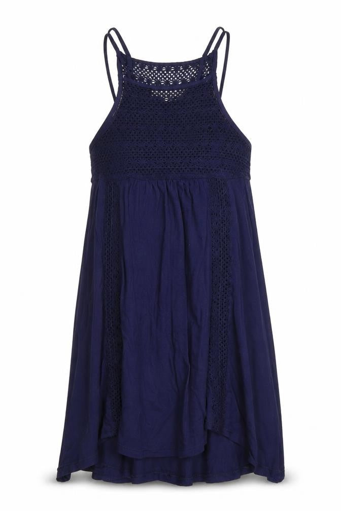 Papaya Womens Blue   Tank Dress  Size 8