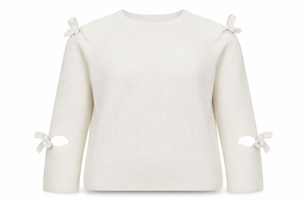 Candy Couture Womens White   Pullover Jumper Size 16