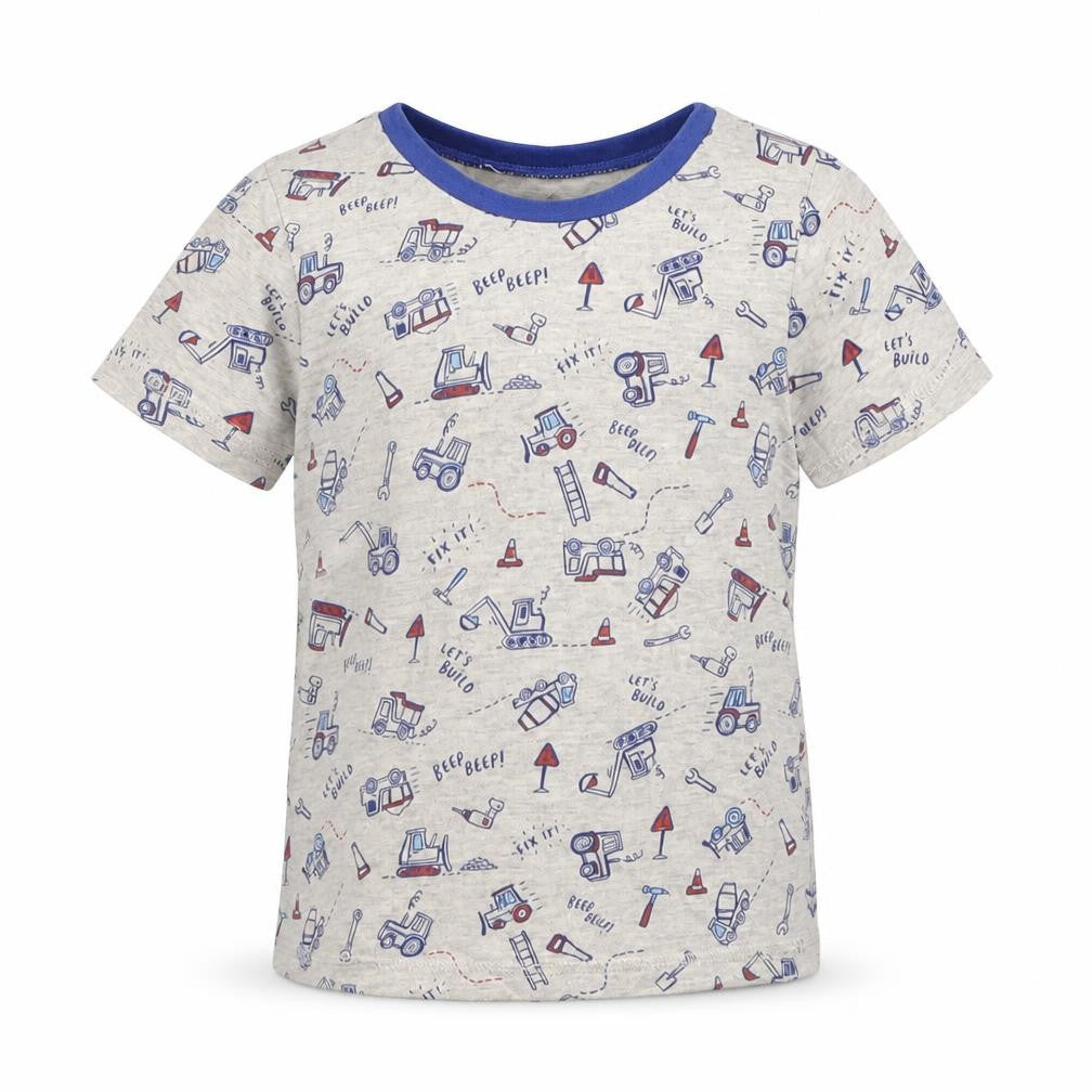 George Boys Grey Polka Dot  Basic T-Shirt Size 2-3 Years