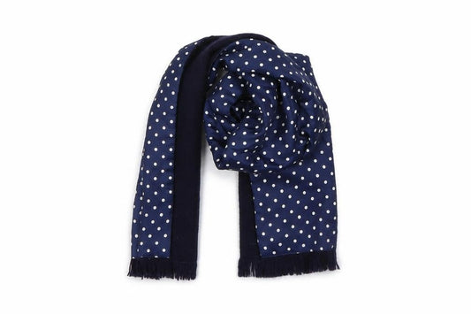 Preworn Girls Blue Polka Dot  Scarf Scarves & Wraps One Size