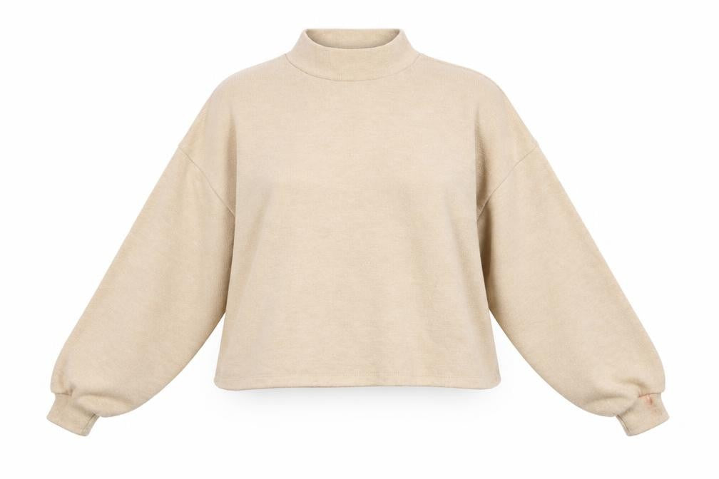 Front view of Primark women’s beige jumper, size XS