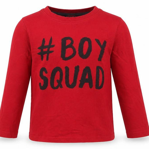 George Boys Red   Basic T-Shirt Size 2-3 Years