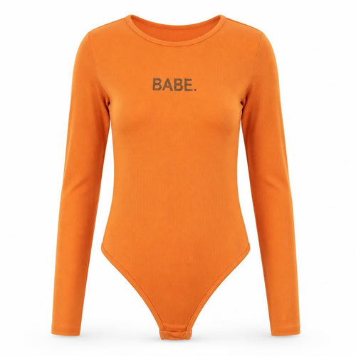 Preworn Womens Orange   Bodysuit One-Piece Size S
