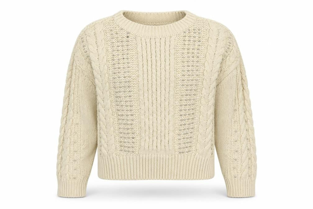 New Look Womens White   Pullover Jumper Size 12