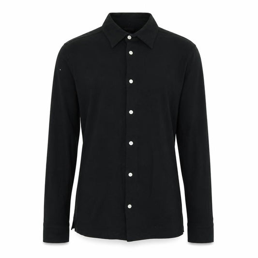 Front view of H&M men’s green button-up, size XS
