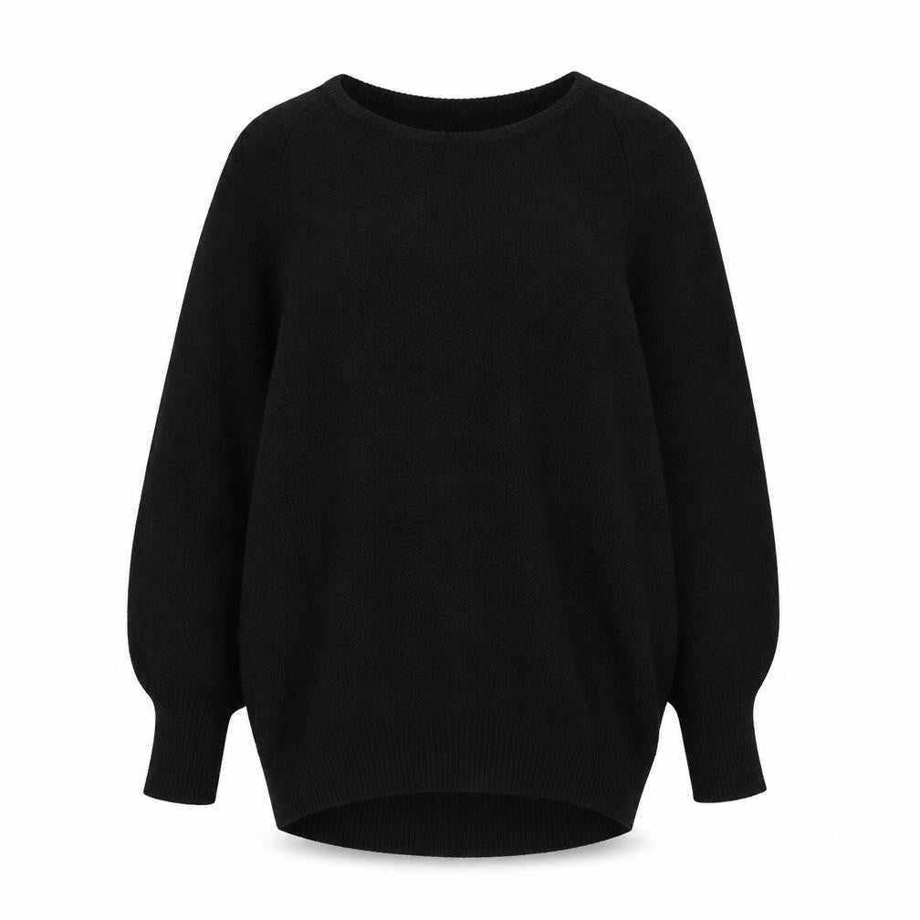 Front view of Next women’s black jumper, size M