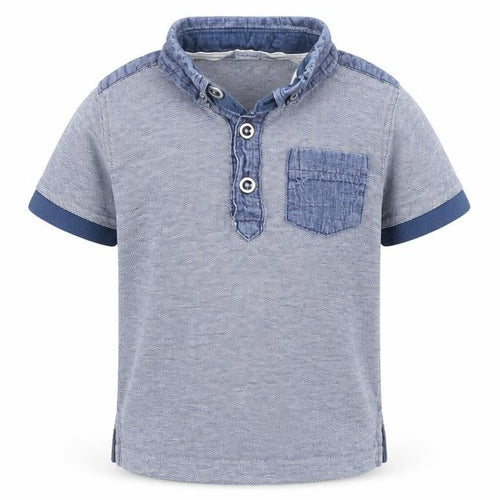George Boys Blue   Basic Polo Size 18-24 Months