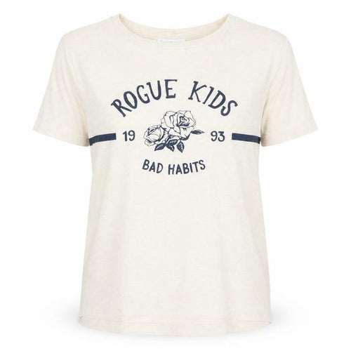 Cooperative Womens Ivory   Basic T-Shirt Size M
