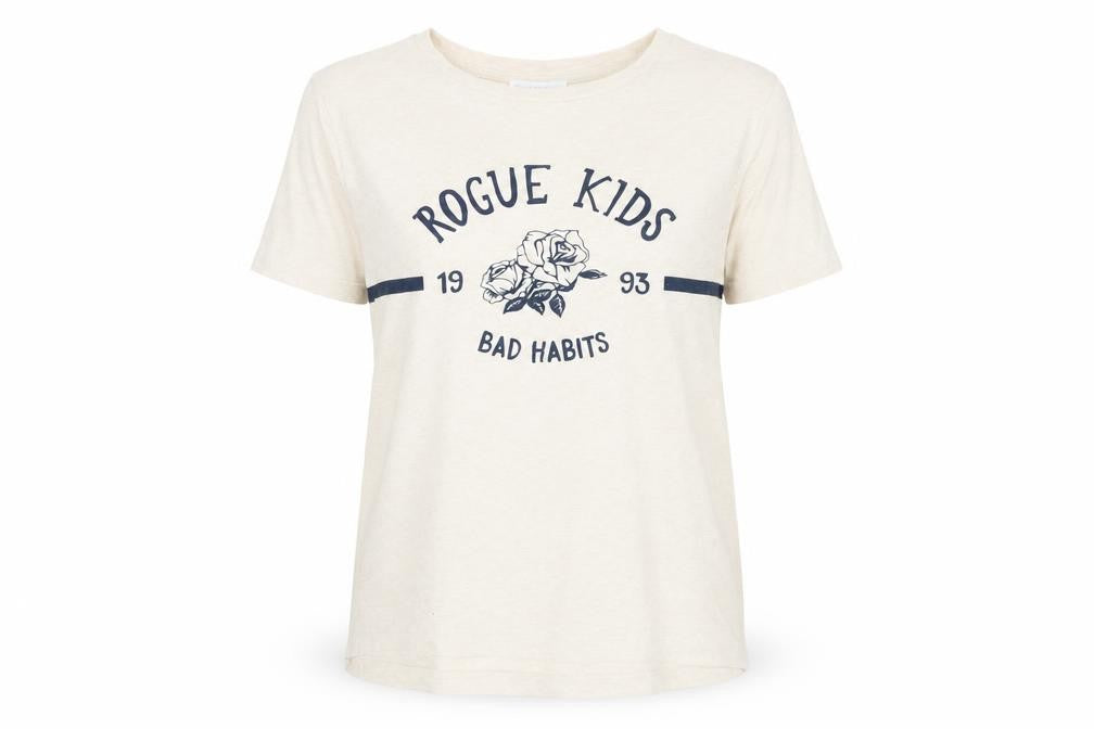 Cooperative Womens Ivory   Basic T-Shirt Size M