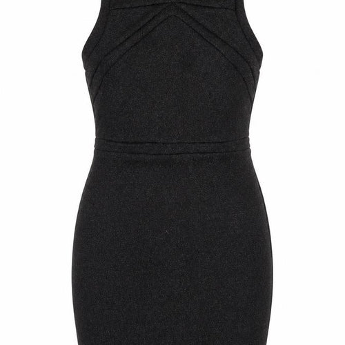 First and i Womens Black   Bodycon  Size M  - glittery