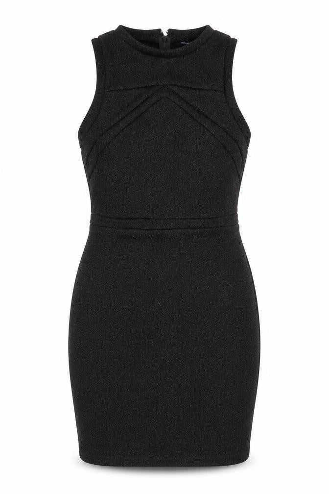 First and i Womens Black   Bodycon  Size M  - glittery