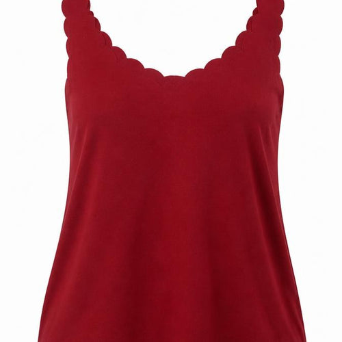 Topshop Womens Red   Basic Tank Size 8