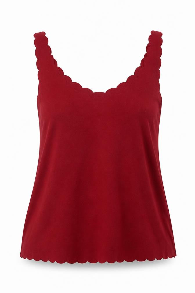 Topshop Womens Red   Basic Tank Size 8