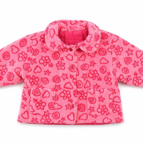 NEXT Girls Pink  Fleece Jacket  Size 3-6 Months
