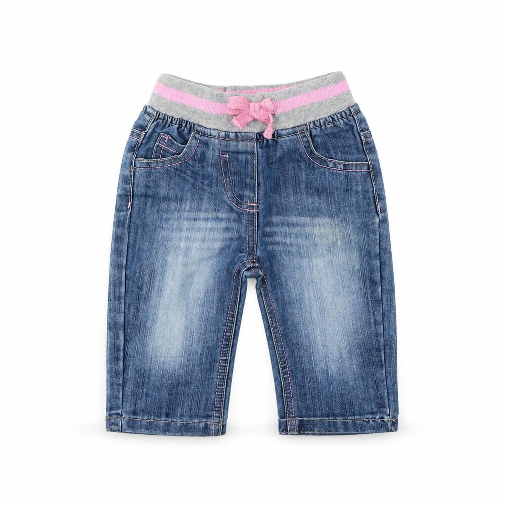 Peacocks Girls Blue   Jogger Jeans Size 3-6 Months