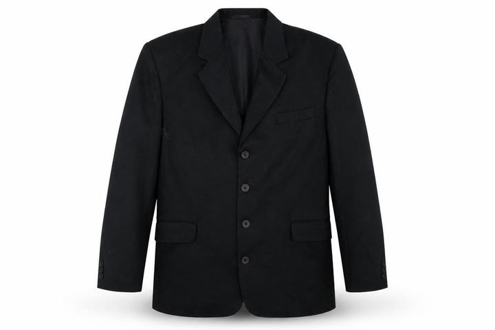 Sequel Mens Black Jacket Blazer Size 40