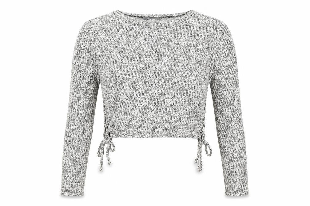 Front view of Primark women’s grey jumper, size M