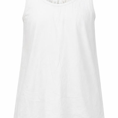Nutmeg Girls White   Basic Tank Size 11-12 Years