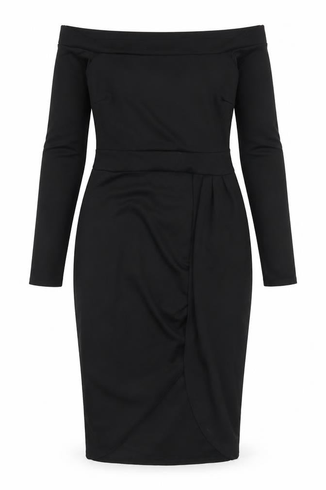Pretty Little Thing Womens Black   Bodycon  Size 10
