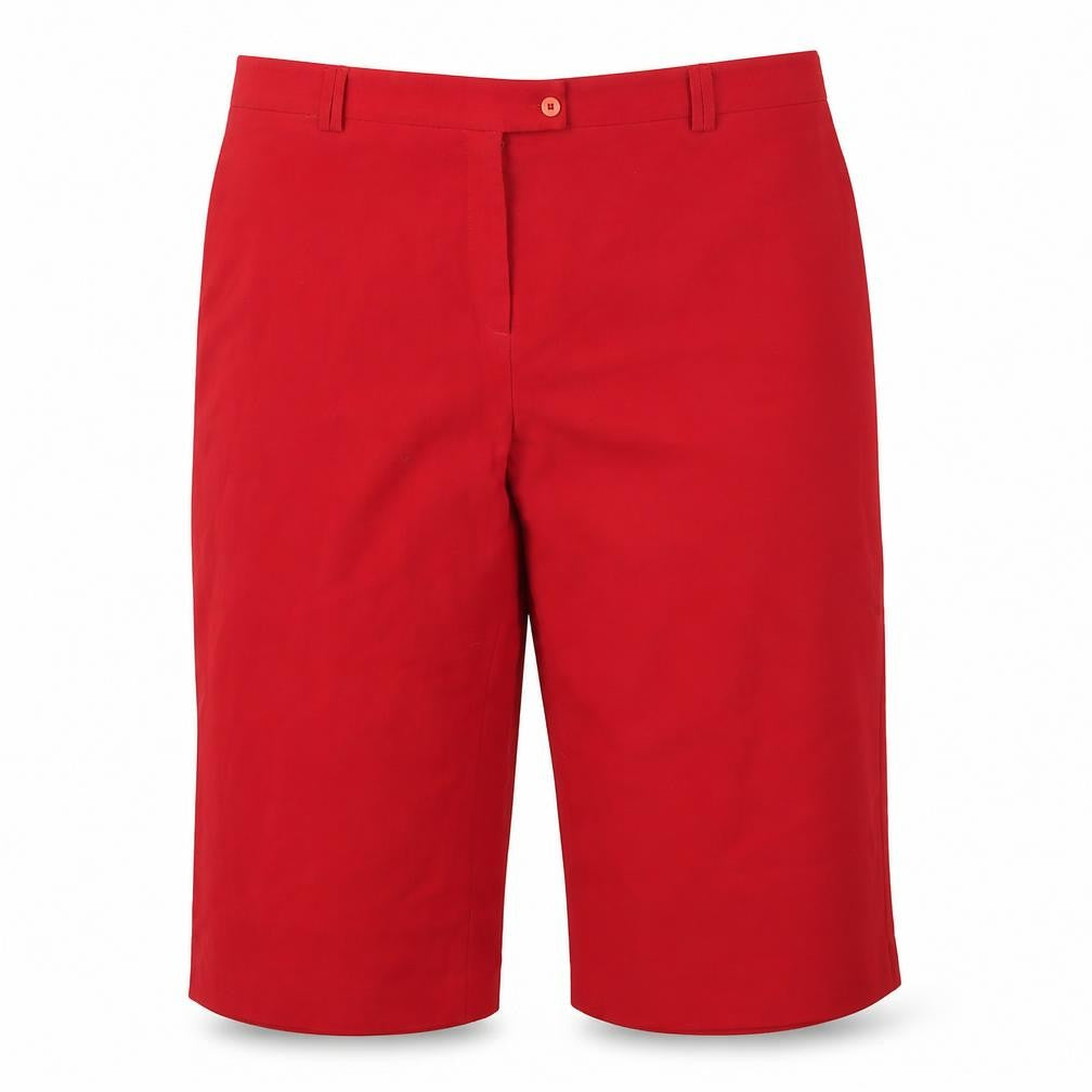 Classics Womens Red   Cropped Trousers Size 44 in L20 in
