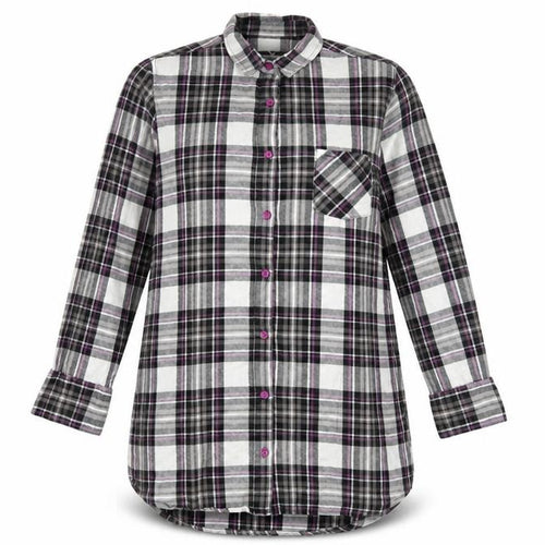 La Senza Womens Black Check  Basic Blouse Size S