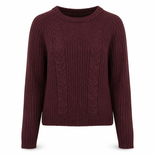 Select Womens Purple  Knit Pullover Jumper Size 10