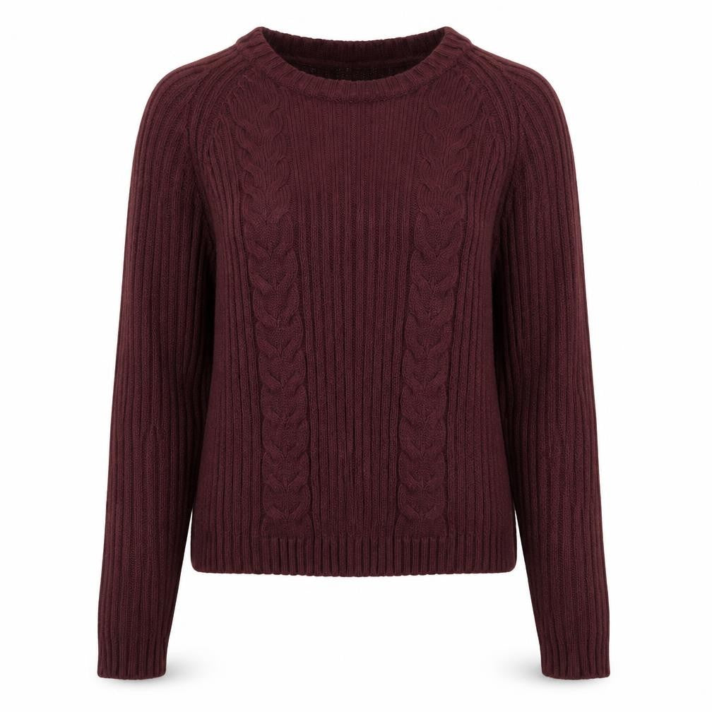 Select Womens Purple  Knit Pullover Jumper Size 10