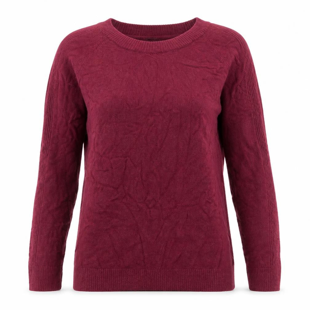 Ti Womens Purple  Knit Pullover Jumper Size 12