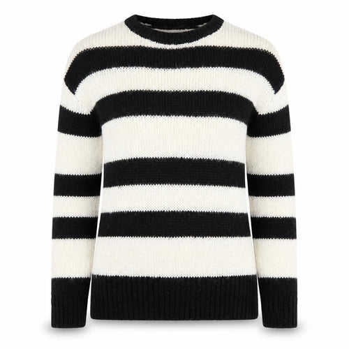 New Look Womens Ivory Striped  Pullover Jumper Size S
