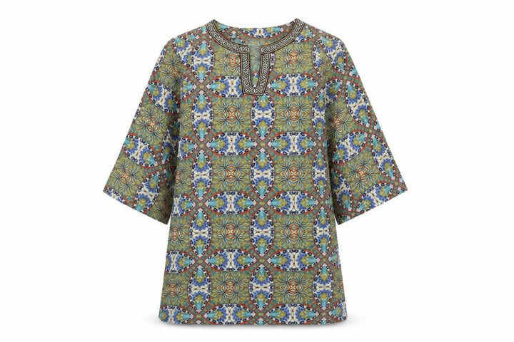 Boohoo Womens Green Geometric Shift Size 8