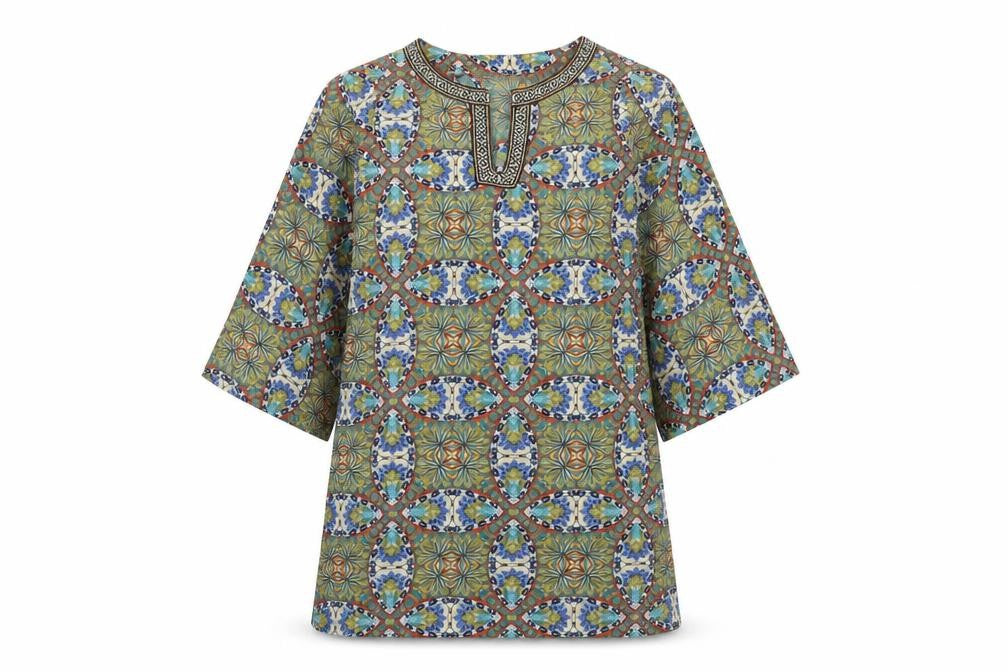 Boohoo Womens Green Geometric  Shift  Size 8