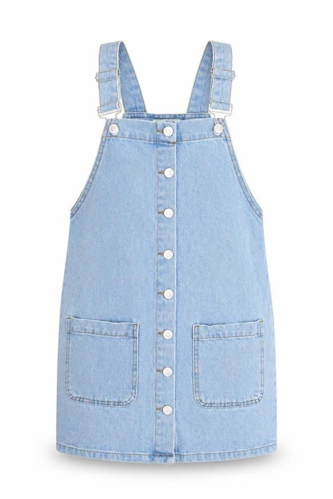 Newlook Girls Blue   Dungaree One-Piece Size 11 Years