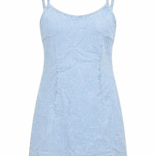 Miss Selfridge Womens Blue  Rayon A-Line  Size 4