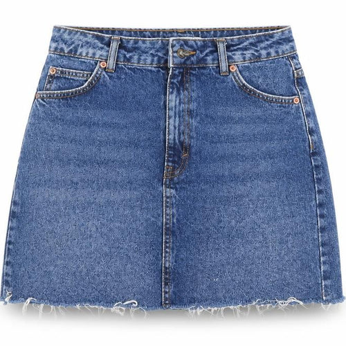 Topshop Womens Blue   A-Line Skirt Size 10