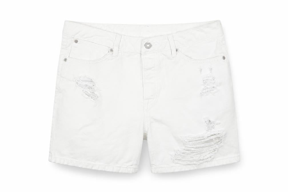 Preworn Womens White   Bermuda Shorts Size 32