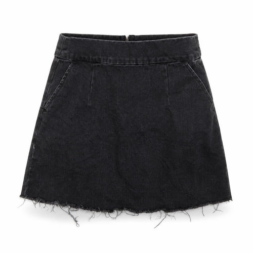 Topshop Womens Black   A-Line Skirt Size 8