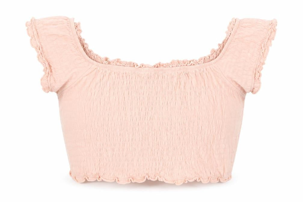 NewLook Womens Pink   Cropped T-Shirt Size 16