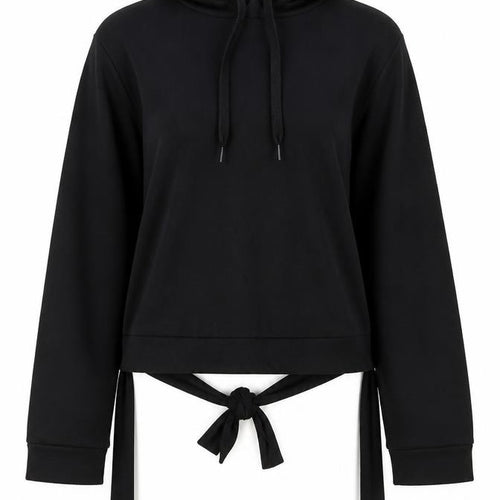 Look of the Day Womens Black   Pullover Hoodie Size 14