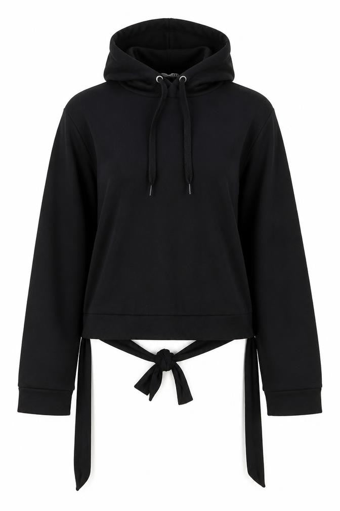 Look of the Day Womens Black   Pullover Hoodie Size 14