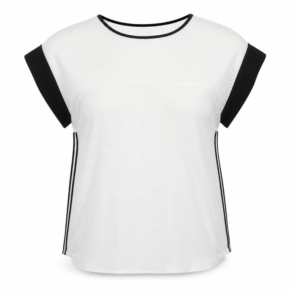 Front view of Next women’s white basic t-shirt, size UK 12