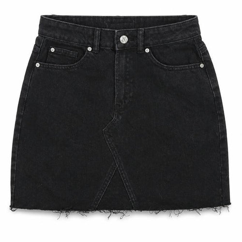 Denim Co Womens Black  Denim A-Line Skirt Size 8
